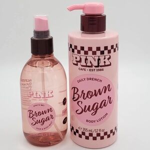 VS PINK BROWN SUGAR BODY MIST/LOTION NWT